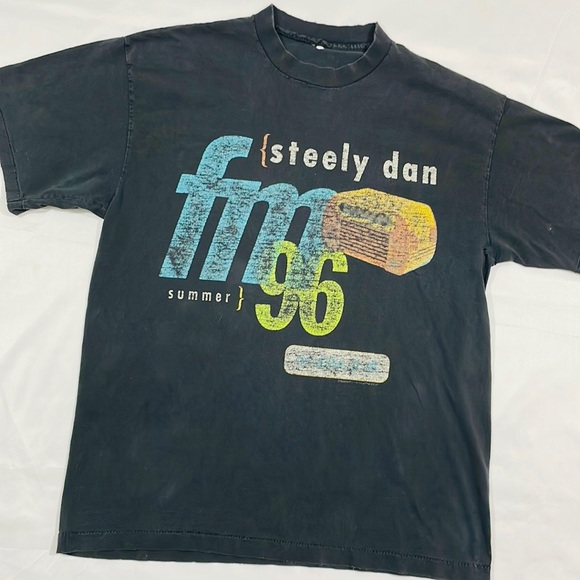 Vintage Shirts Vintage 996 Steely Dan No Static At All Tour Short